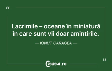 Lacrimile – oceane în miniatură în ... Lacrimile – oceane în miniatură în ...