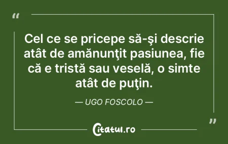 Cel ce se pricepe să-şi descrie atât ... Cel ce se pricepe să-şi descrie atât ...