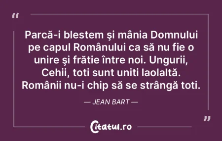 Parcă-i blestem şi mânia Domnului pe ... Parcă-i blestem şi mânia Domnului pe ...