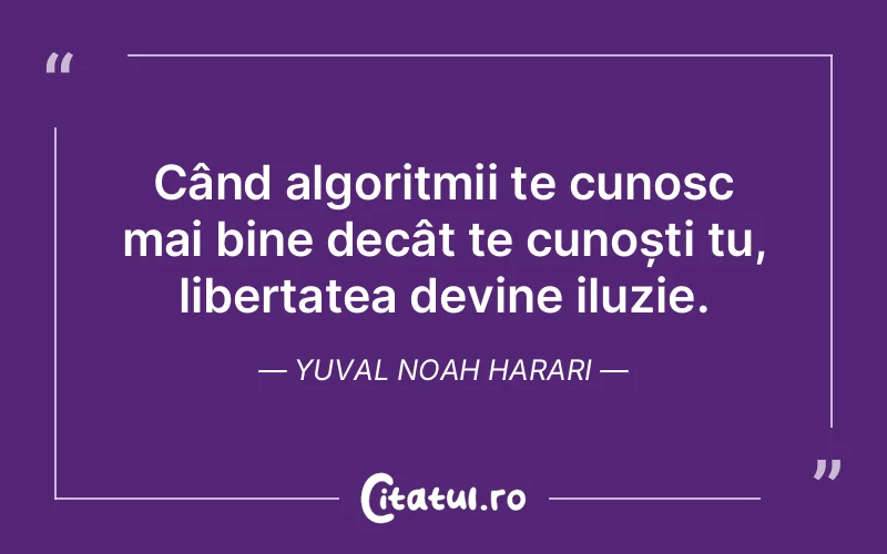 Citat Yuval Noah Harari - citate triste