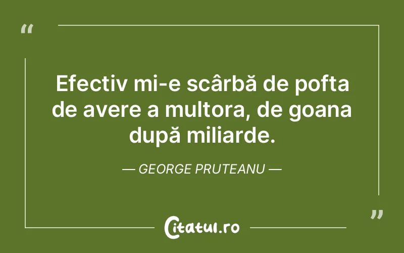 Citat George Pruteanu - citate triste