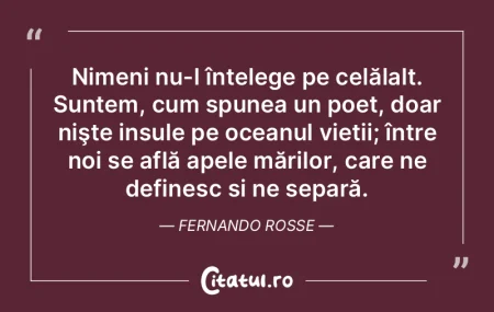 Nimeni nu-l înțelege pe celălalt. Sun... Nimeni nu-l înțelege pe celălalt. Sun...