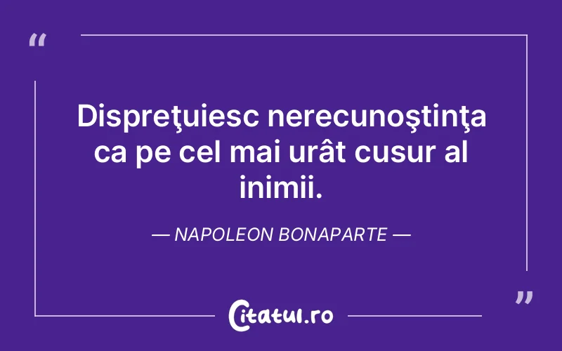 Citat Napoleon Bonaparte - citate triste