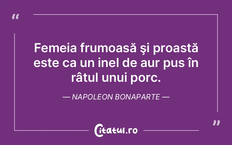Citat Napoleon Bonaparte - citate triste