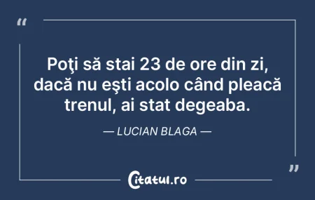 Poţi să stai 23 de ore din zi, dacă n... Poţi să stai 23 de ore din zi, dacă n...