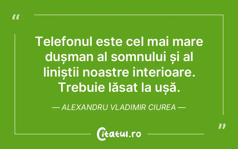 Citat Alexandru Vladimir Ciurea - citate triste