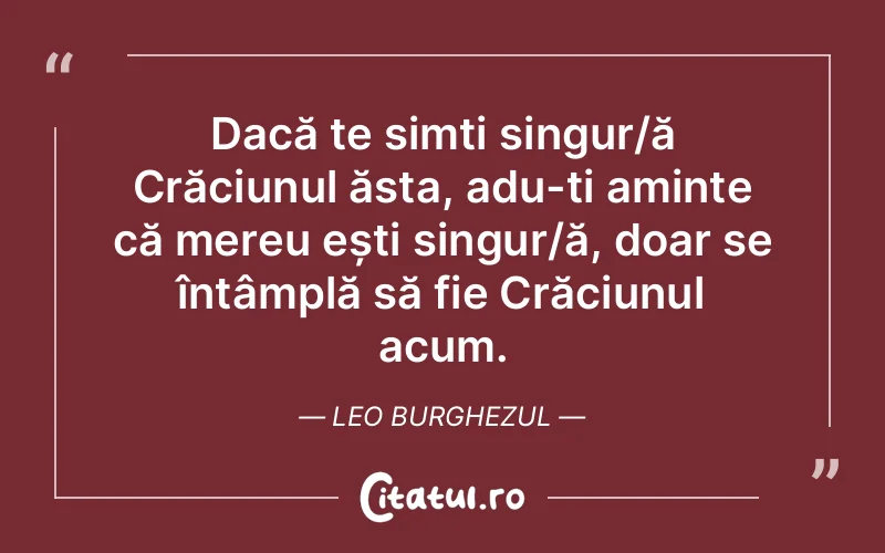 Citat Leo Burghezul - citate triste