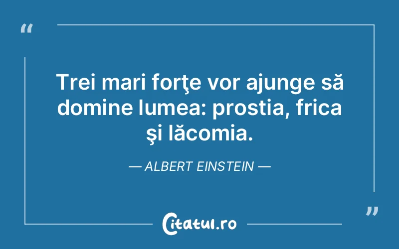 Citat Albert Einstein - citate triste