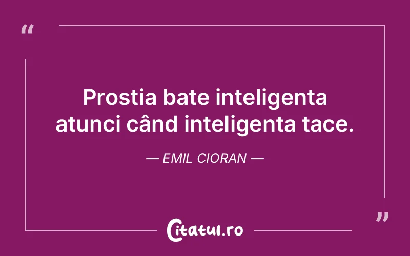 Citat Emil Cioran - citate triste