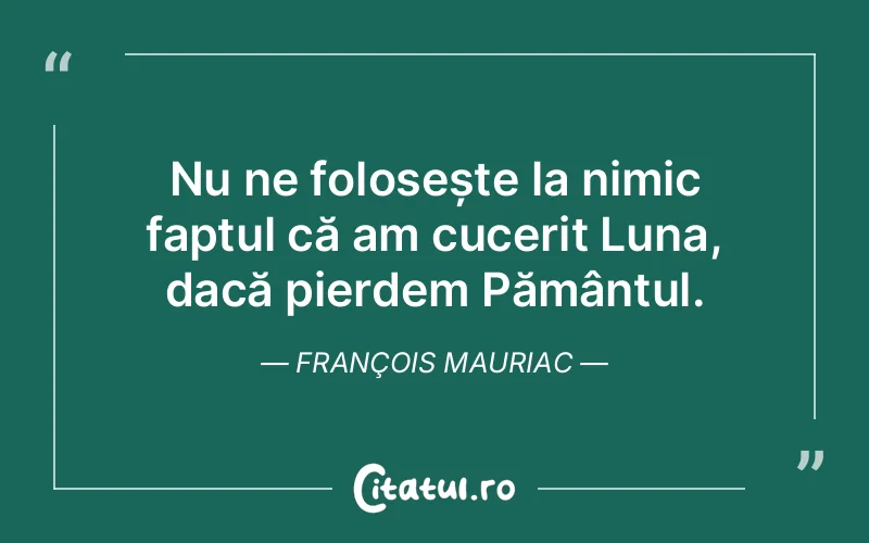 Citat François Mauriac - citate triste