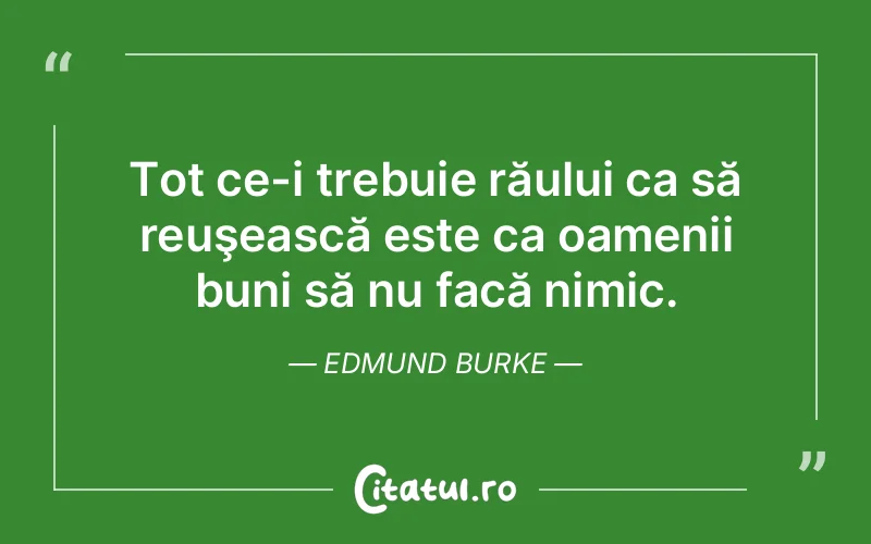 Citat Edmund Burke - citate triste