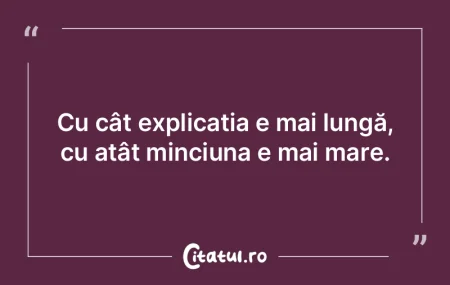Cu cât explicaÈ›ia e mai lungă, cu atÃ... Cu cât explicaÈ›ia e mai lungă, cu atÃ...
