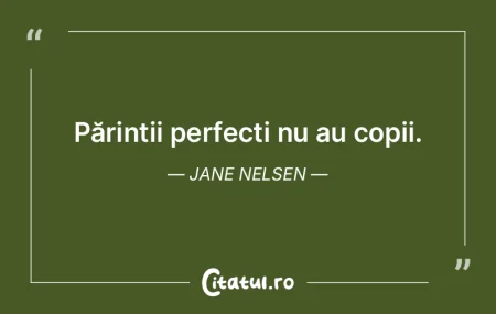 Părinții perfecți nu au copii. Jane N... Părinții perfecți nu au copii. Jane N...