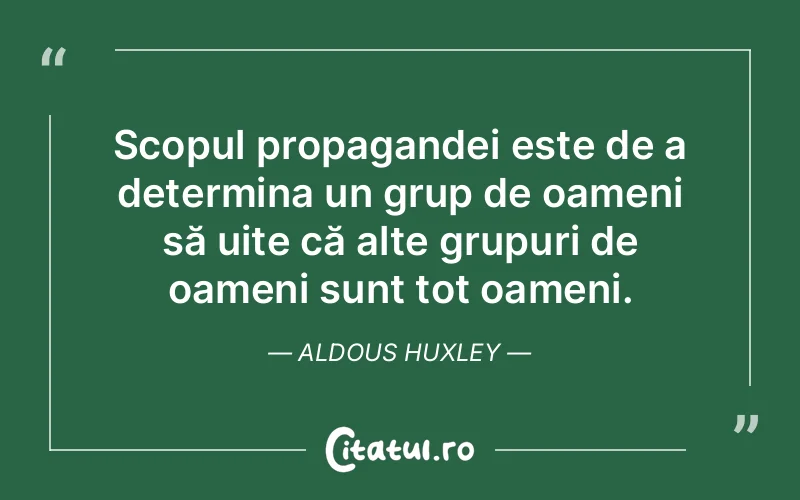 Citat Aldous Huxley - citate triste