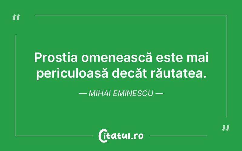Citat Mihai Eminescu - citate triste