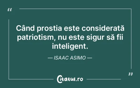 Când prostia este considerată patrioti... Când prostia este considerată patrioti...