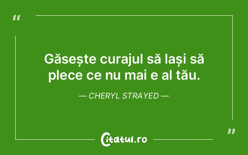Citat Cheryl Strayed - citate triste