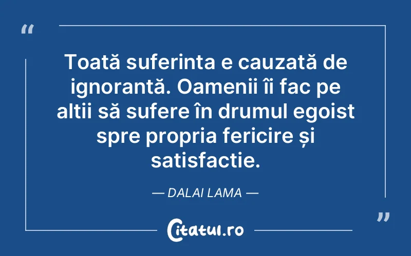Citat Dalai Lama - citate triste