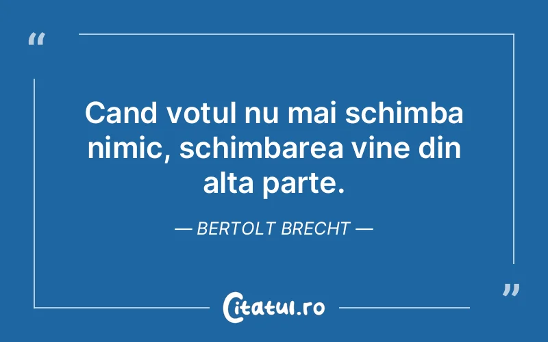 Citat Bertolt Brecht - citate triste