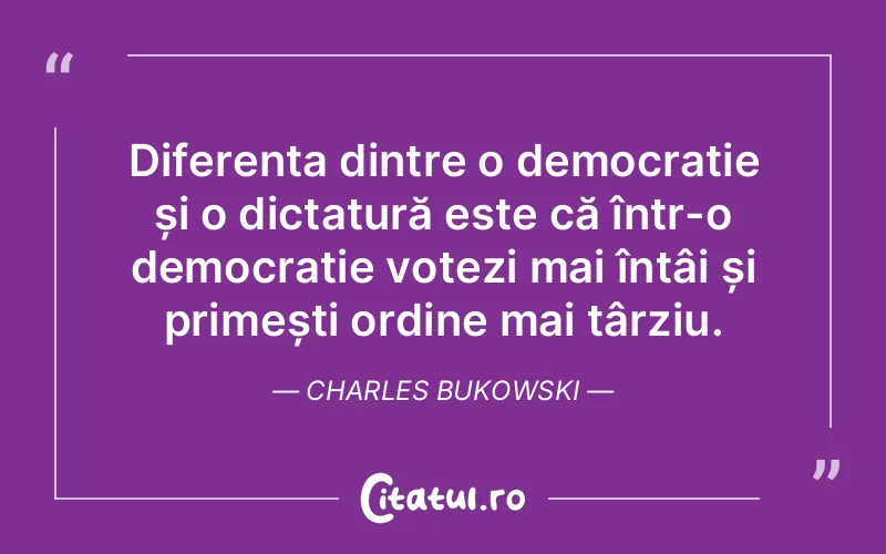 Citat Charles Bukowski - citate triste