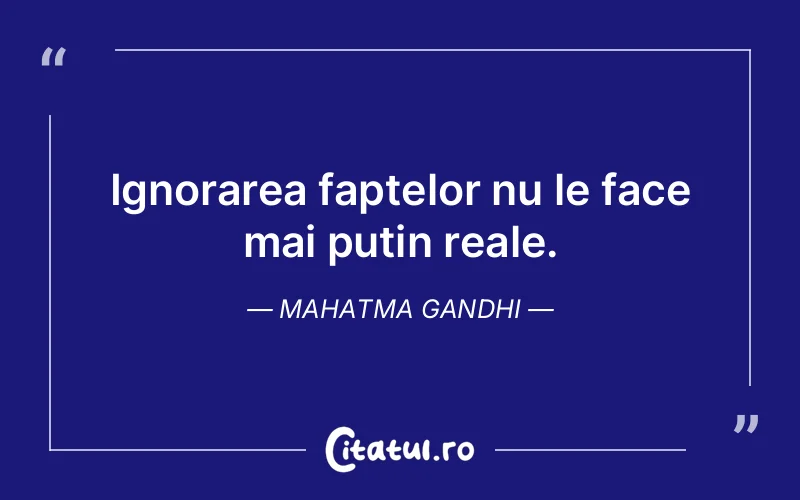 Citat Mahatma Gandhi - citate triste