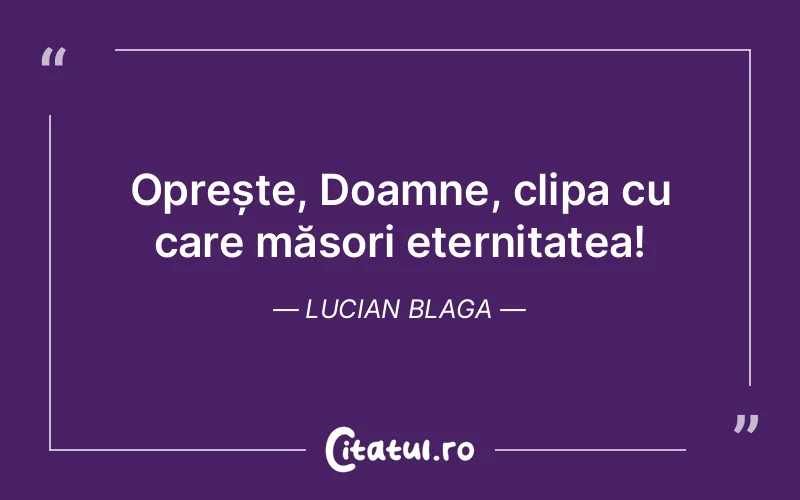 Citat Lucian Blaga - citate triste
