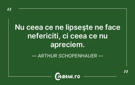 Nu ceea ce ne lipseÅŸte ne face neferici... Nu ceea ce ne lipseÅŸte ne face neferici...