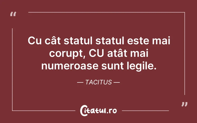 Citat Tacitus - citate triste