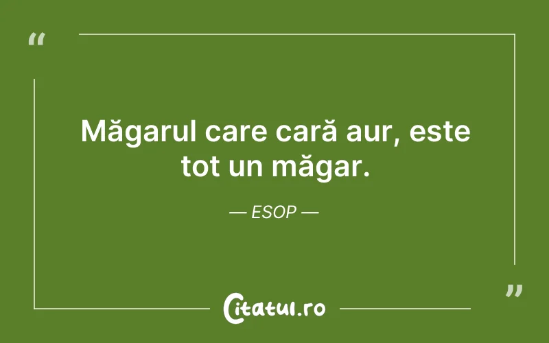 Citat Esop - citate triste