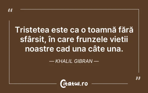 Citat Triste - Citatul.ro