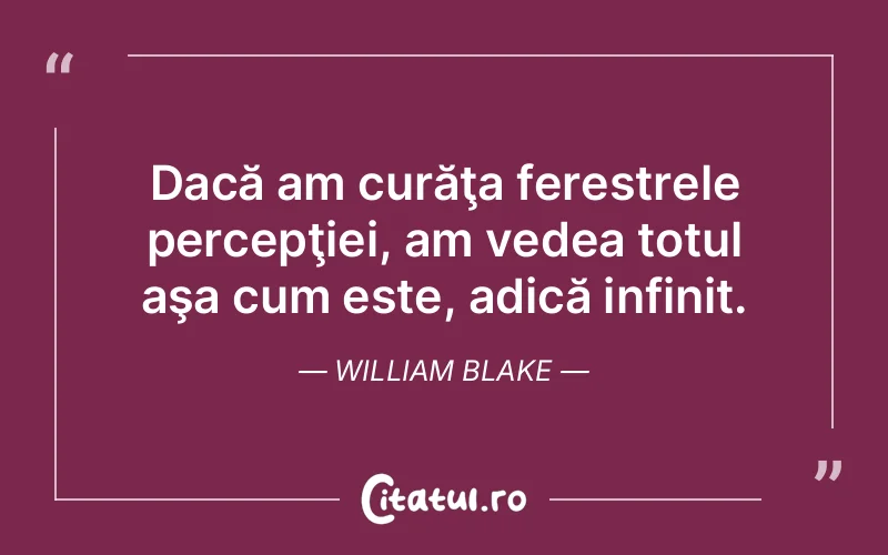 Citat William Blake - citate viata