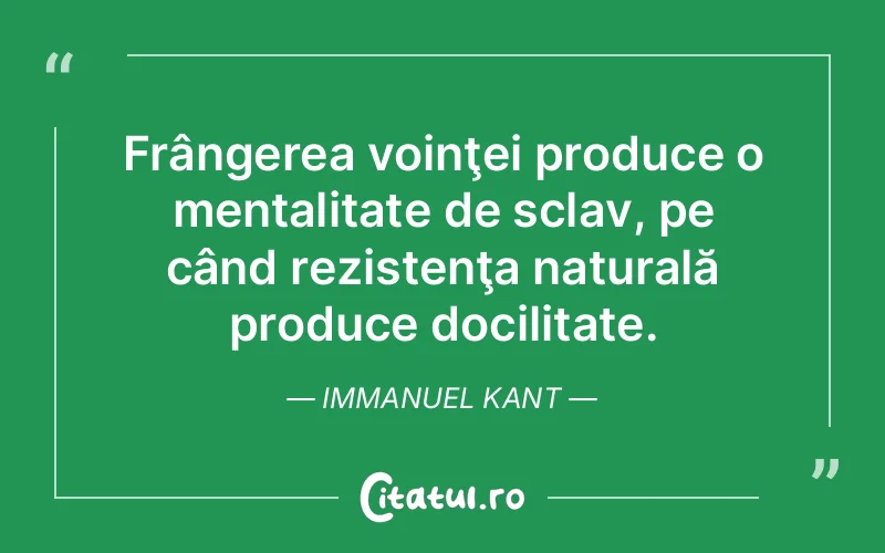 Citat Immanuel Kant - citate viata
