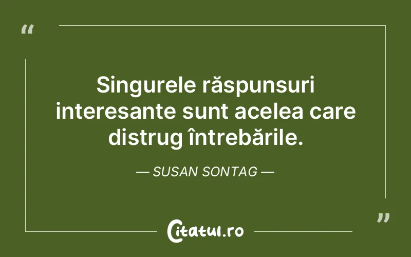 Citat Susan Sontag - citate viata
