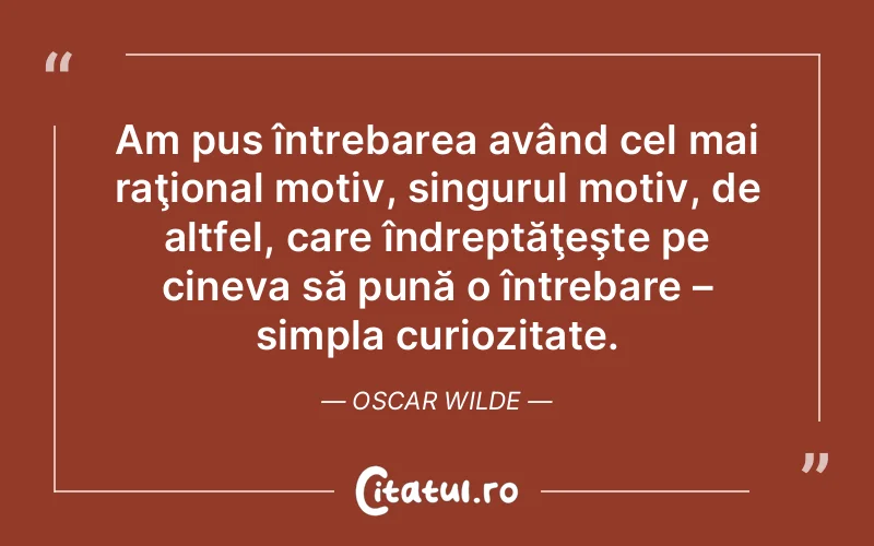 Citat Oscar Wilde - citate viata