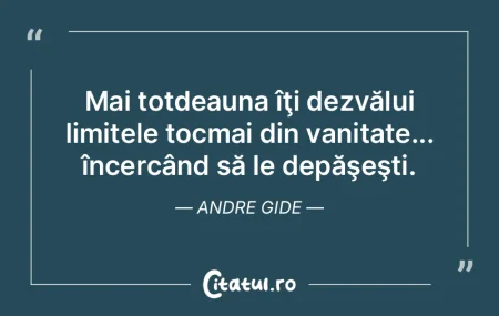 Orgoliul nu este întotdeauna semnul ini... Orgoliul nu este întotdeauna semnul ini...