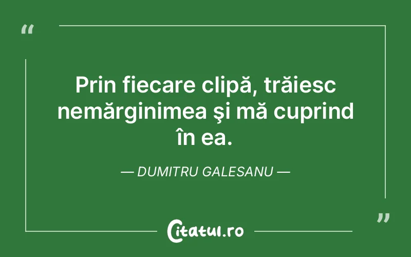 Citat Dumitru Galesanu - citate viata