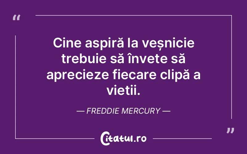 Citat Freddie Mercury - citate viata