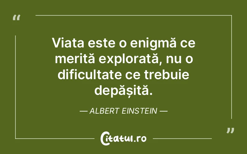 Citat Albert Einstein - citate viata