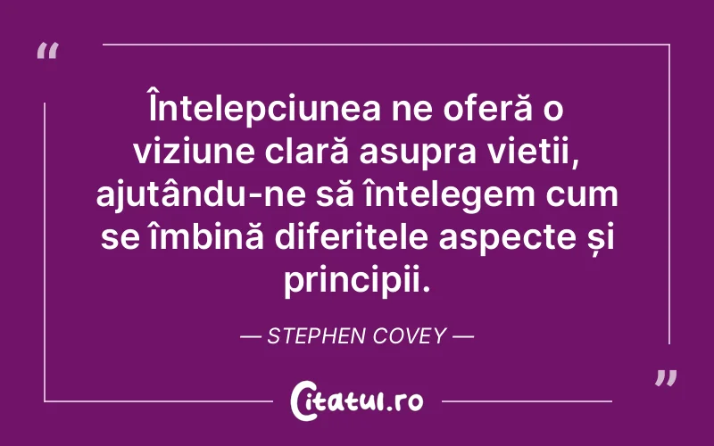 Citat Stephen Covey - citate viata