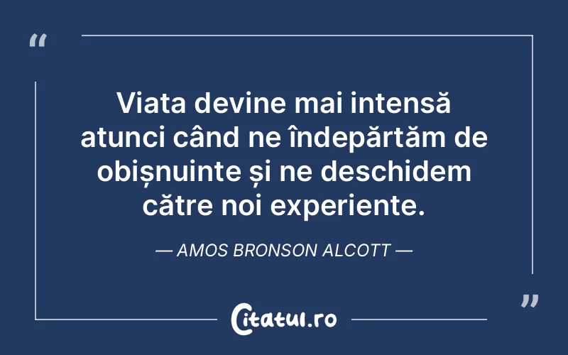 Citat Amos Bronson Alcott - citate viata
