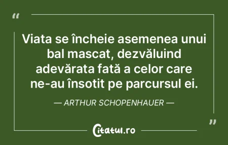 Viața se desfășoară pe o scenă indi... Viața se desfășoară pe o scenă indi...