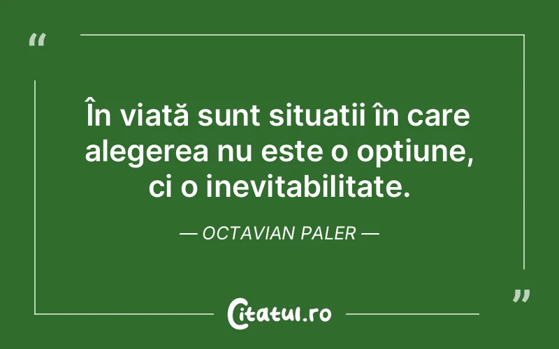 Citat Octavian Paler - citate viata