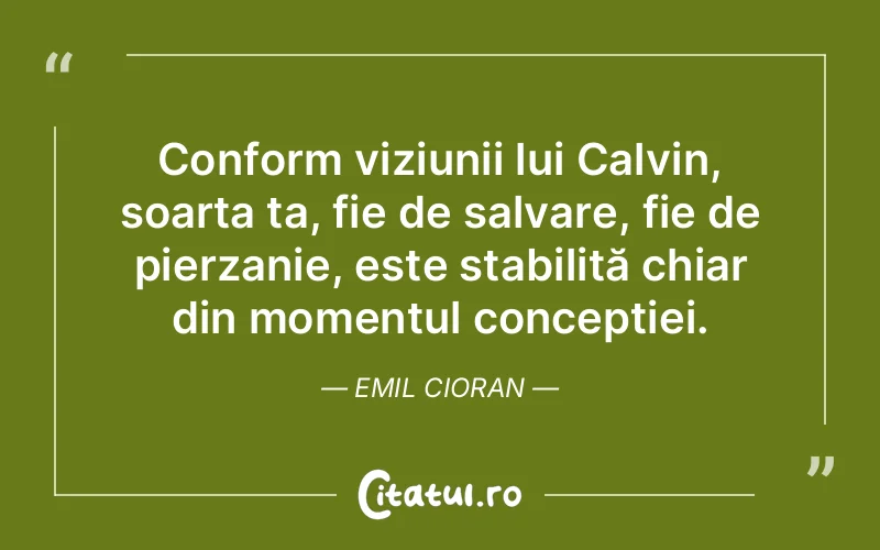 Citat Emil Cioran - citate viata