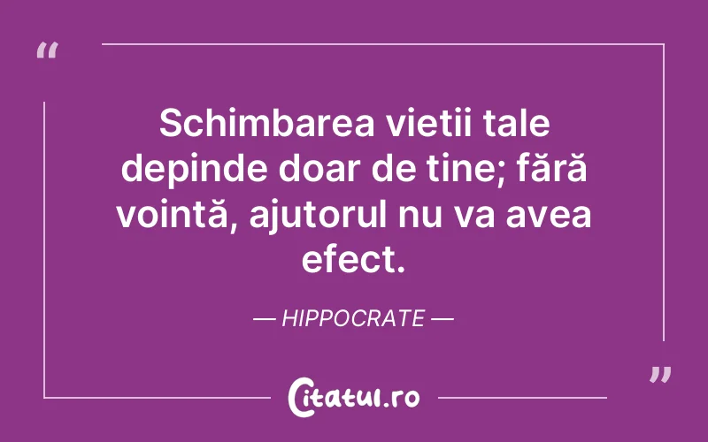 Citat Hippocrate - citate viata