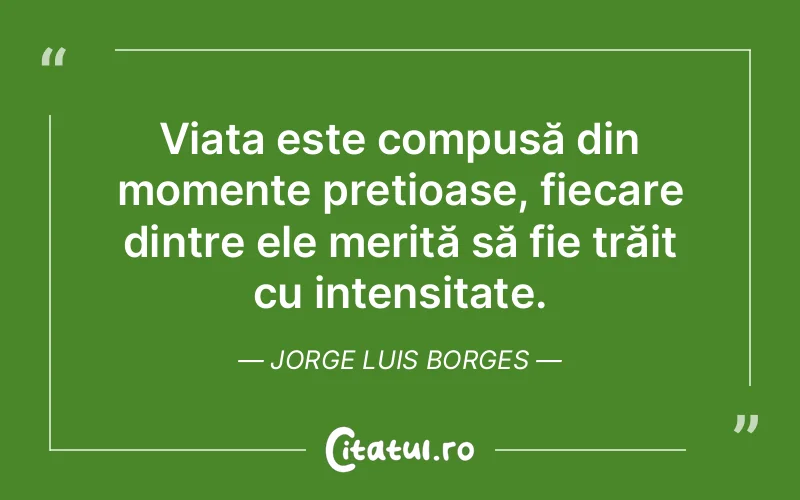 Citat Jorge Luis Borges - citate viata