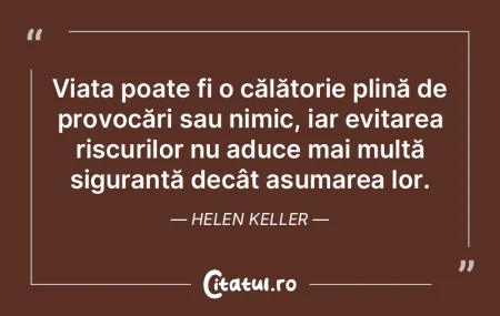 O etică rigidă nu este o virtute, ci o...