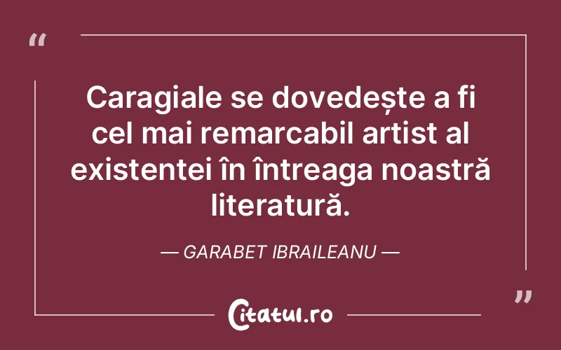 Citat Garabet Ibraileanu - citate viata