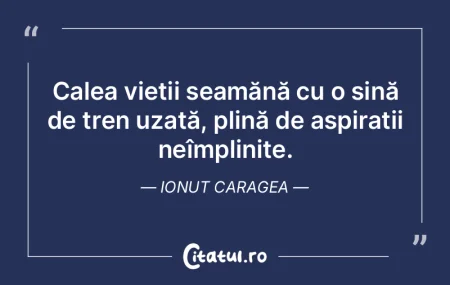 Fiecare existență reprezintă o adevă... Fiecare existență reprezintă o adevă...