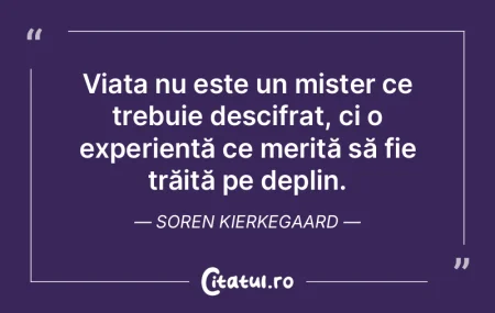 Pentru a te bucura de o viață îndelun...