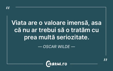 O existență poate părea lipsită de v... O existență poate părea lipsită de v...